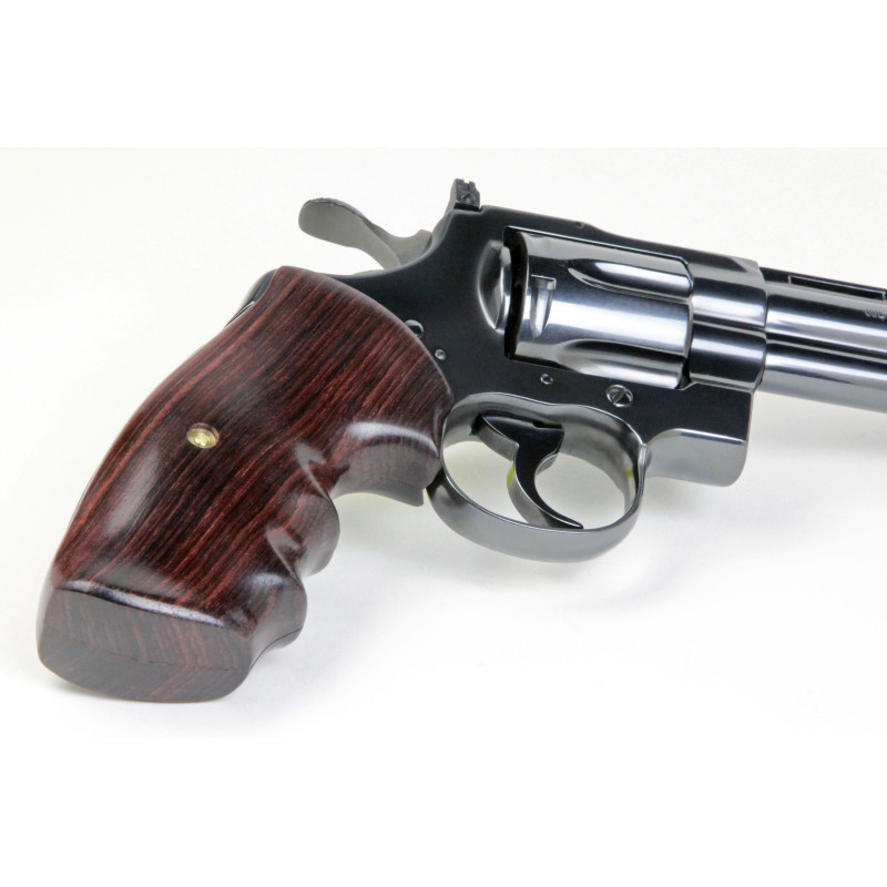 Colt Python Finger Position Rosewood Grips Smooth Material Grade