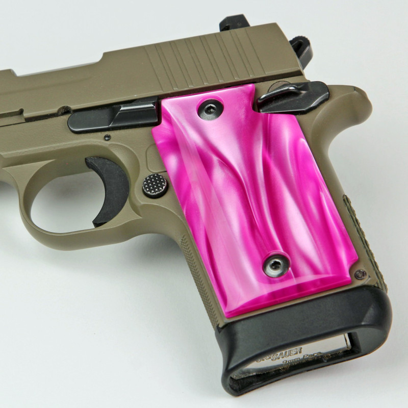 Kimber Micro .380 Atomic Pink Kirinite® Grips Surface Smooth Safety Single